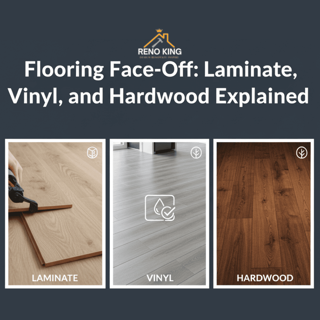 Flooring Face-Off: Laminate, Vinyl, and Hardwood Explained