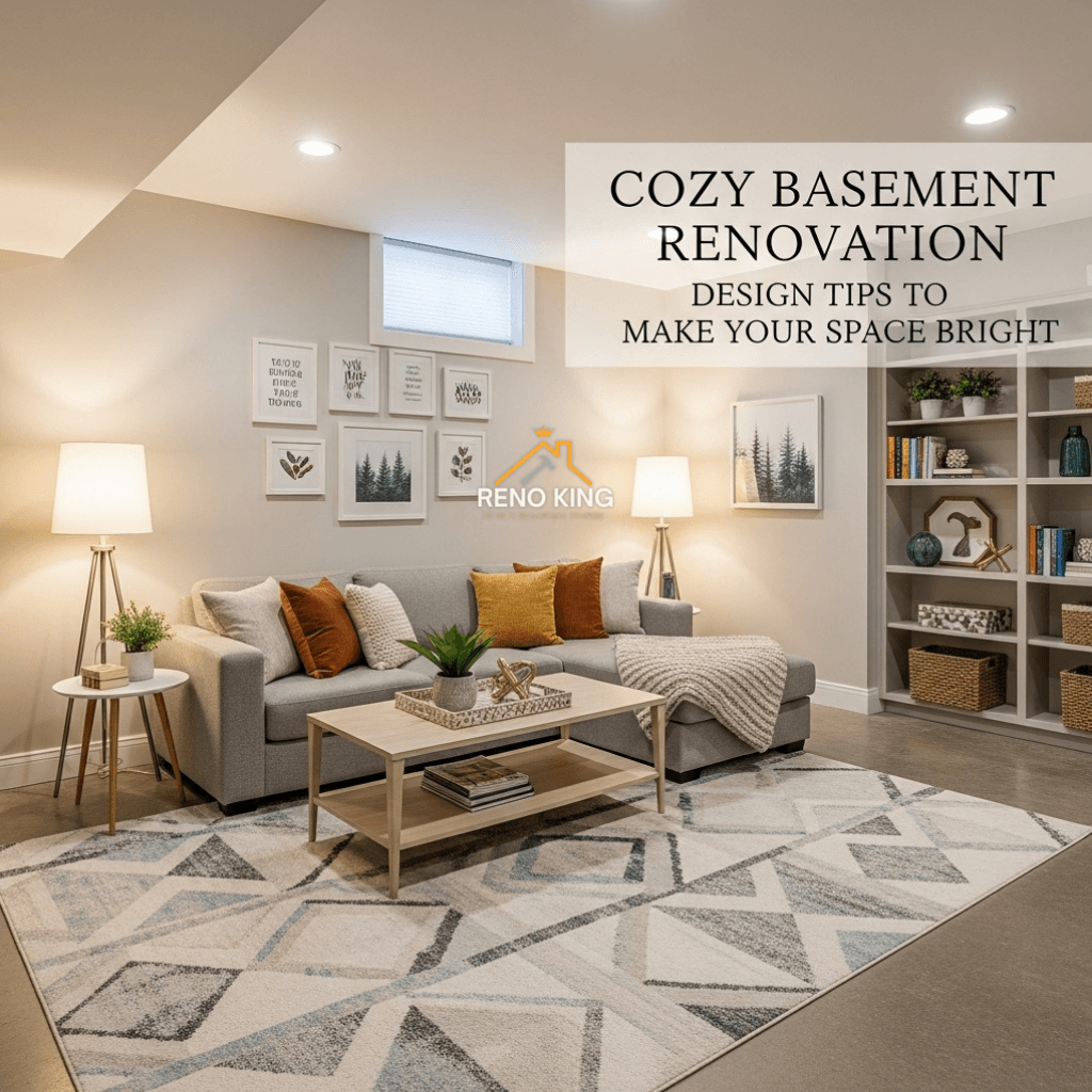 Cozy Basement Renovation: Design Tips to Make Your Space Bright