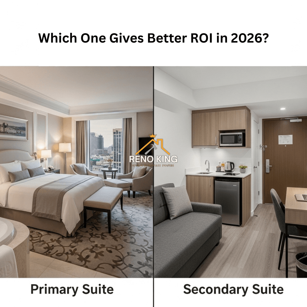 Primary Suite vs Secondary Suite: Which One Gives Better ROI in 2026?