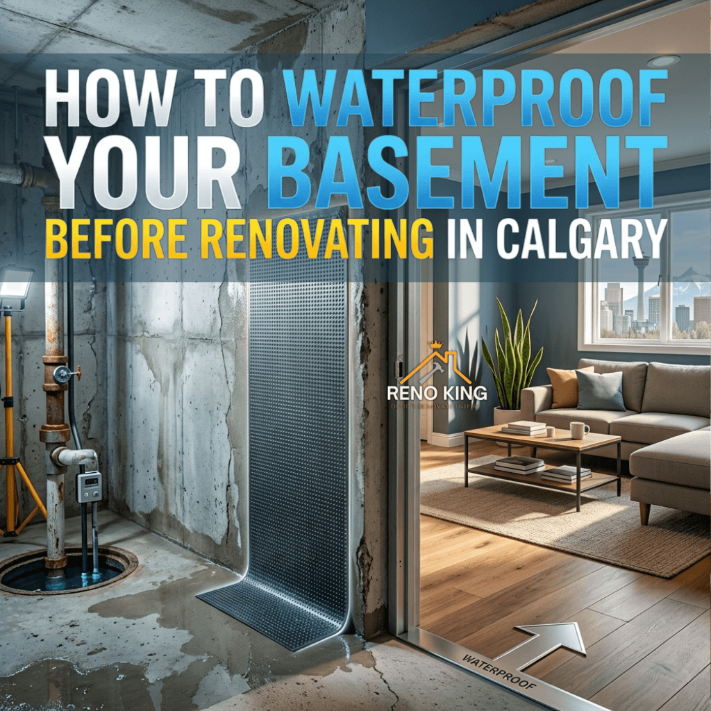 How to Waterproof Your Basement Before Renovating in Calgary